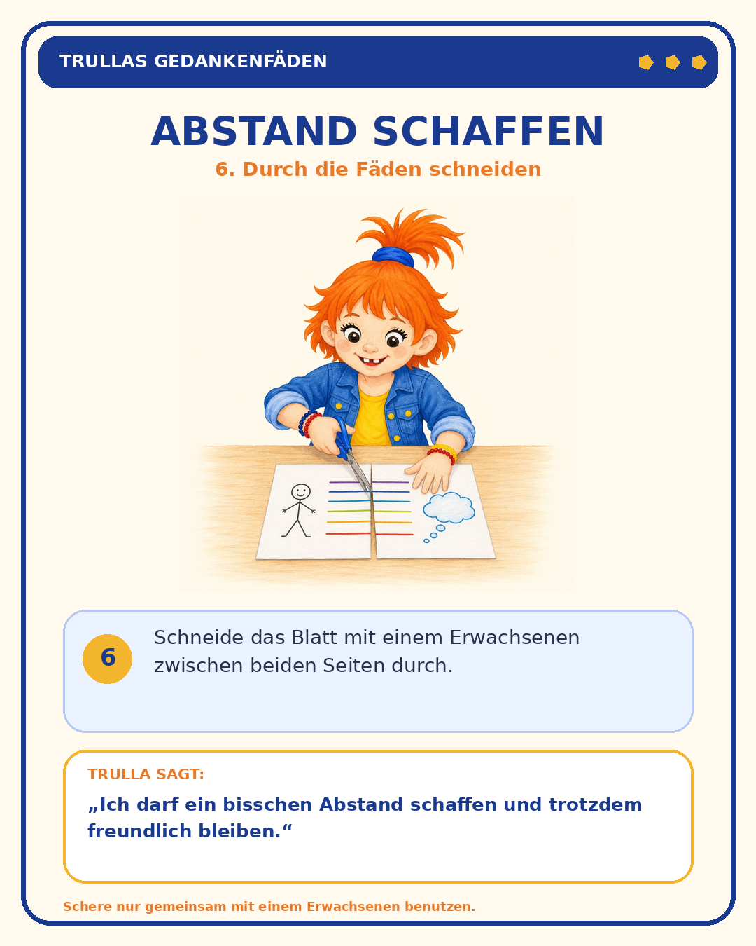 Schritt 6: Abstand schaffen