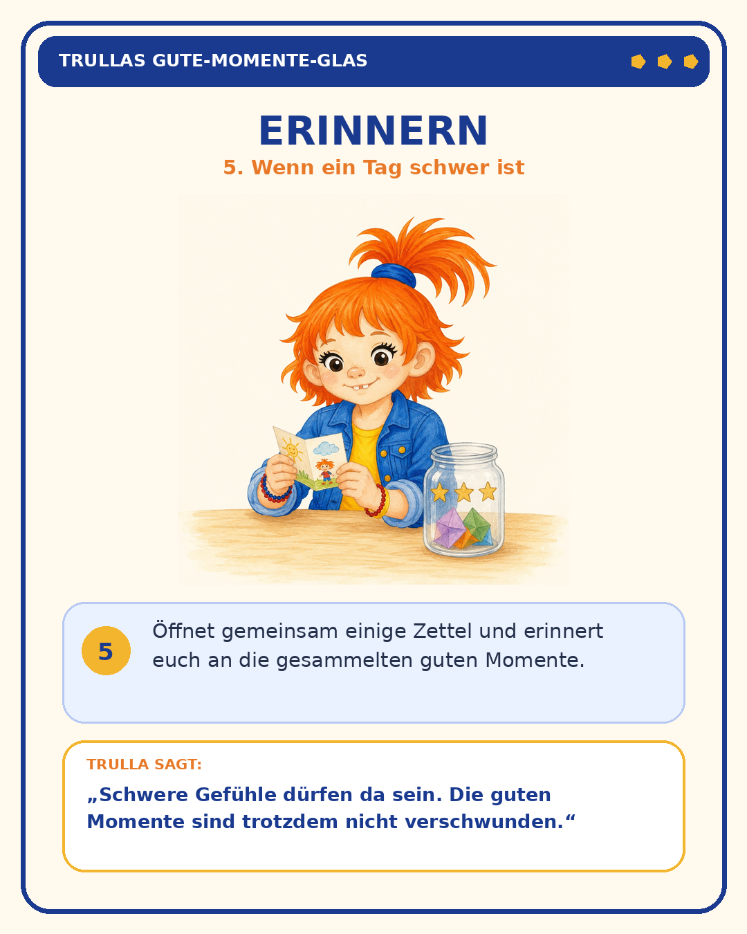Schritt 5: Erinnern