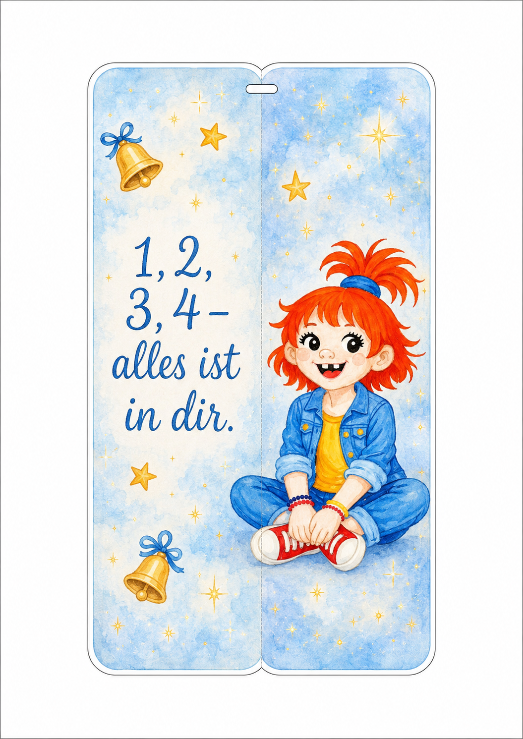 Trulla-Lesezeichen zum Ausschneiden